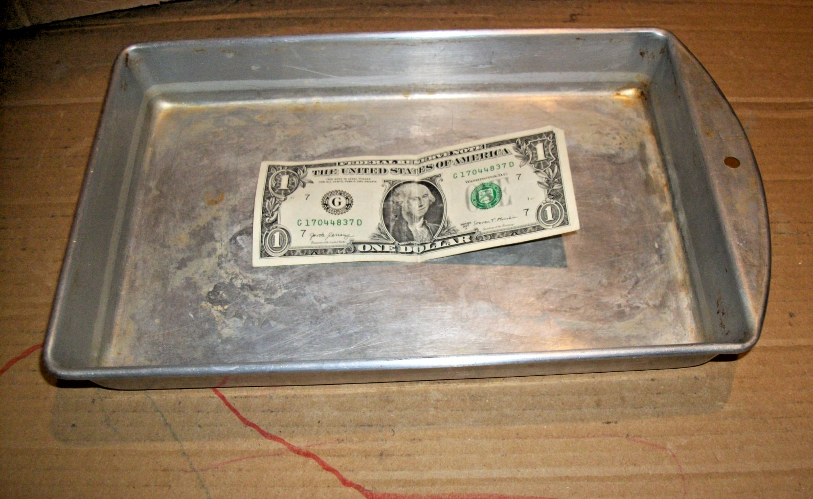 Small  Mirro #5002 Aluminum Baking/Jelly Roll Pan/Cookie Sheet For Toaster Oven