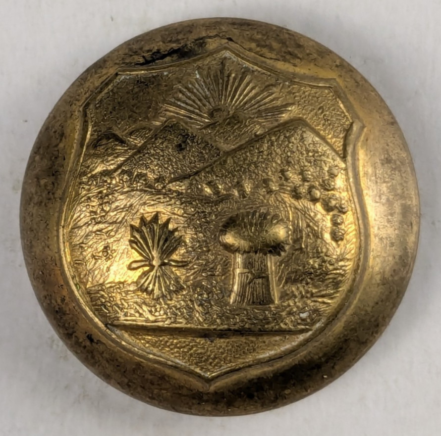 Early - Ohio State Seal Officer Uniform Button - M2E