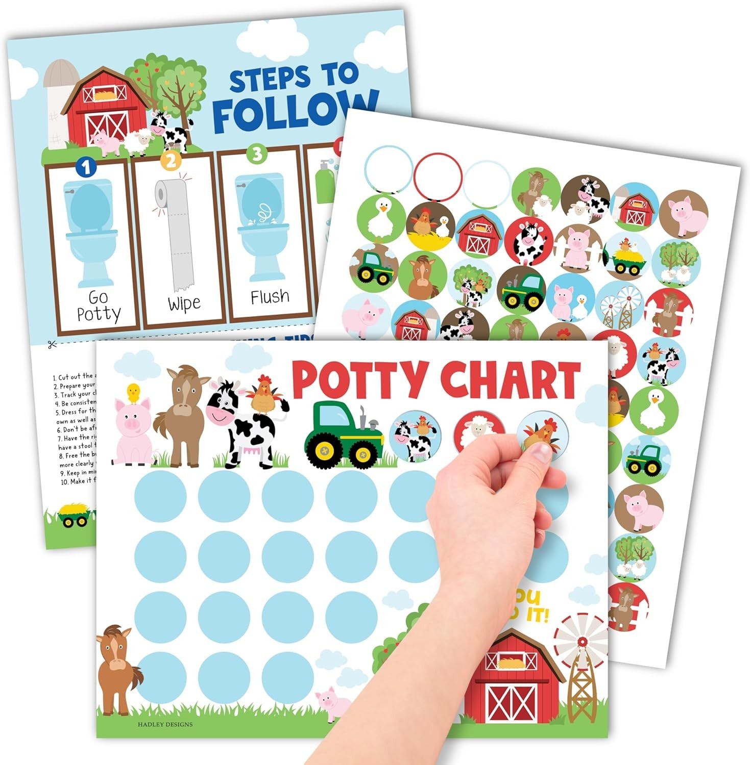 Potty Training Chart Toddlers Boys -10 Sticker Potty Chart Toddlers Girls