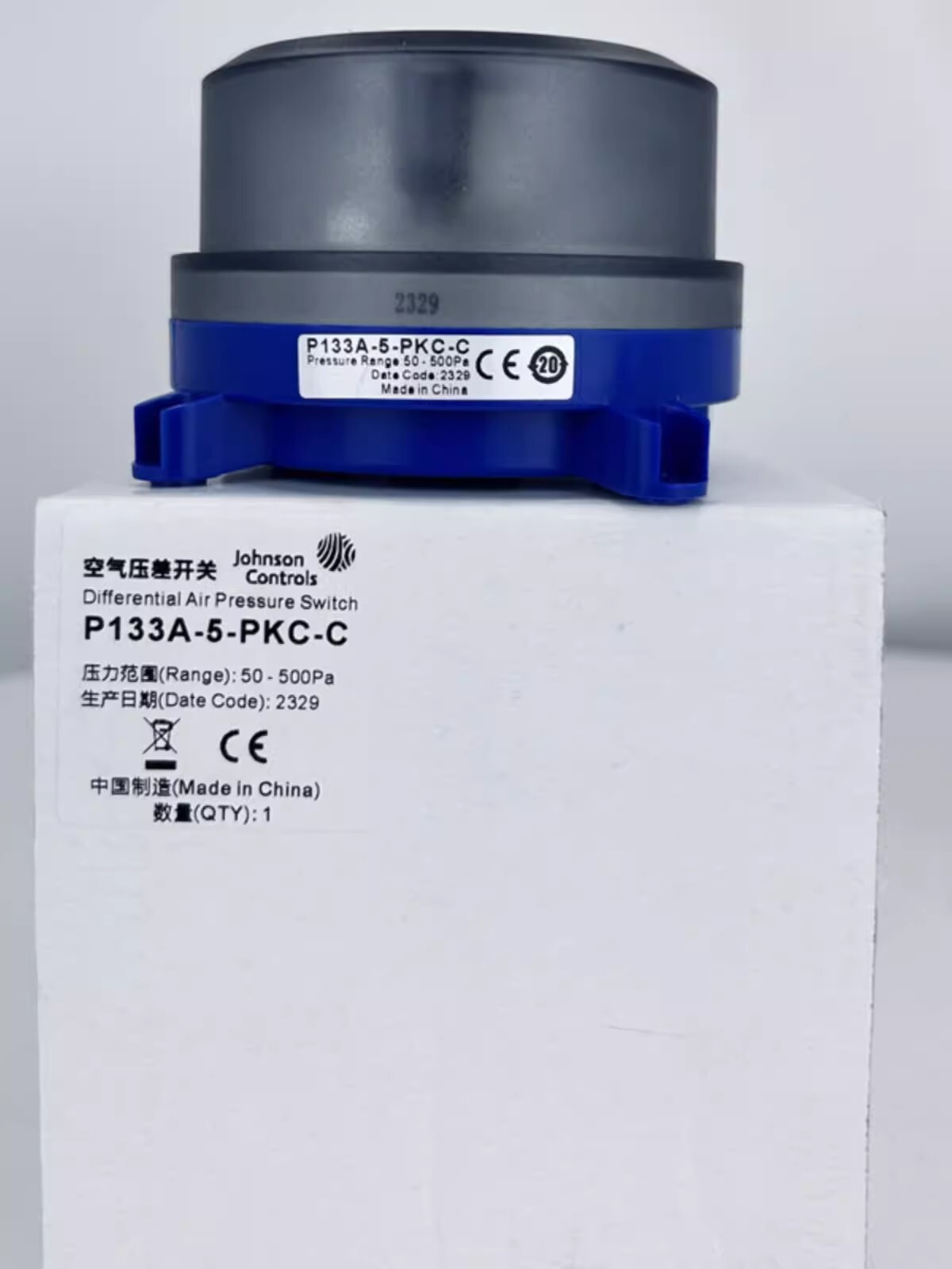 1pcs Johnson P133A-5-PKC-C【50-500pa】Gas Fan Micro-pressure Difference Switch  #Z