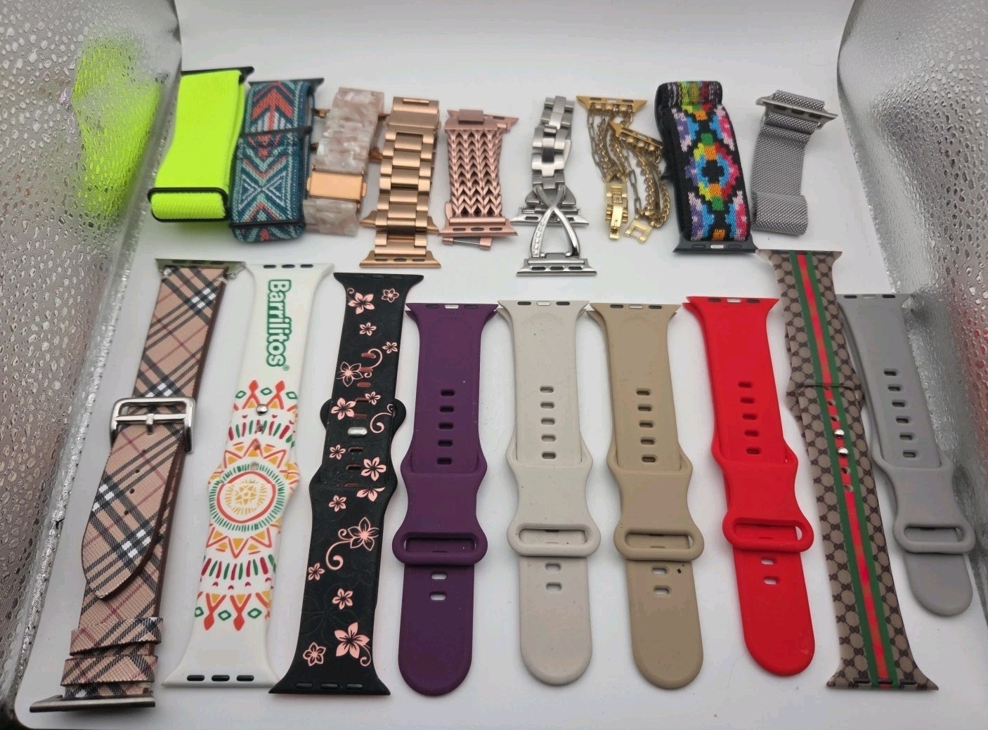Lot of 18 Watch Bands For Apple Smart Watch 