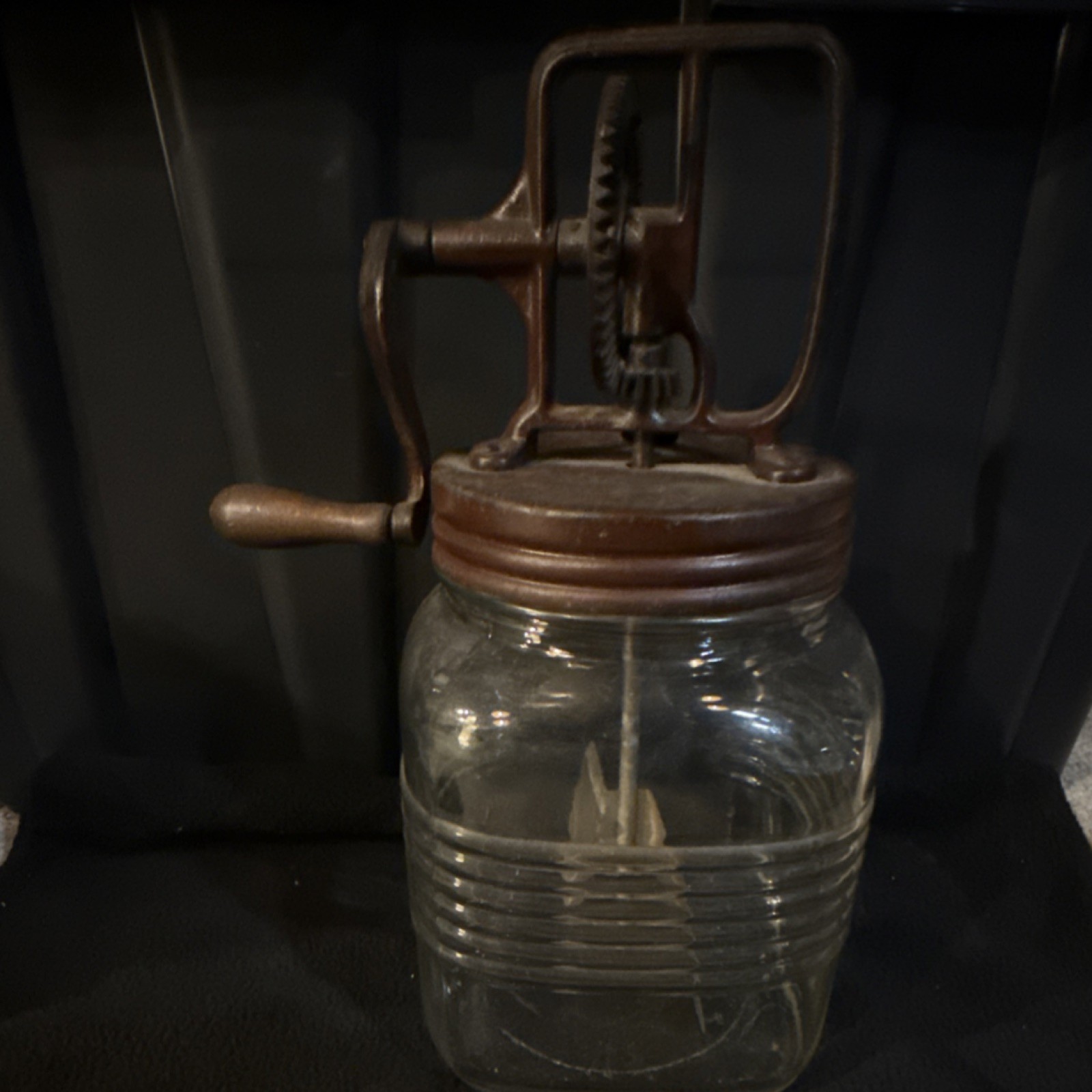 Antique Daisy No. 4 Butter Churn with Metal Hand Crank