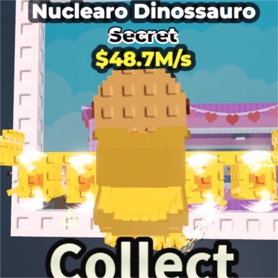 $48.7M/s Gold Nuclearo Dinossauro ⚡️STEAL A BRAINROT⚡️ FAST DELIVERY - Secret