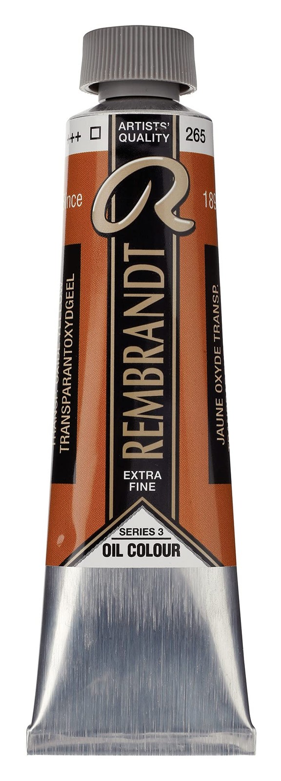 Rembrandt Oil Paint Tube 40ml Transparent Oxide Yellow 265