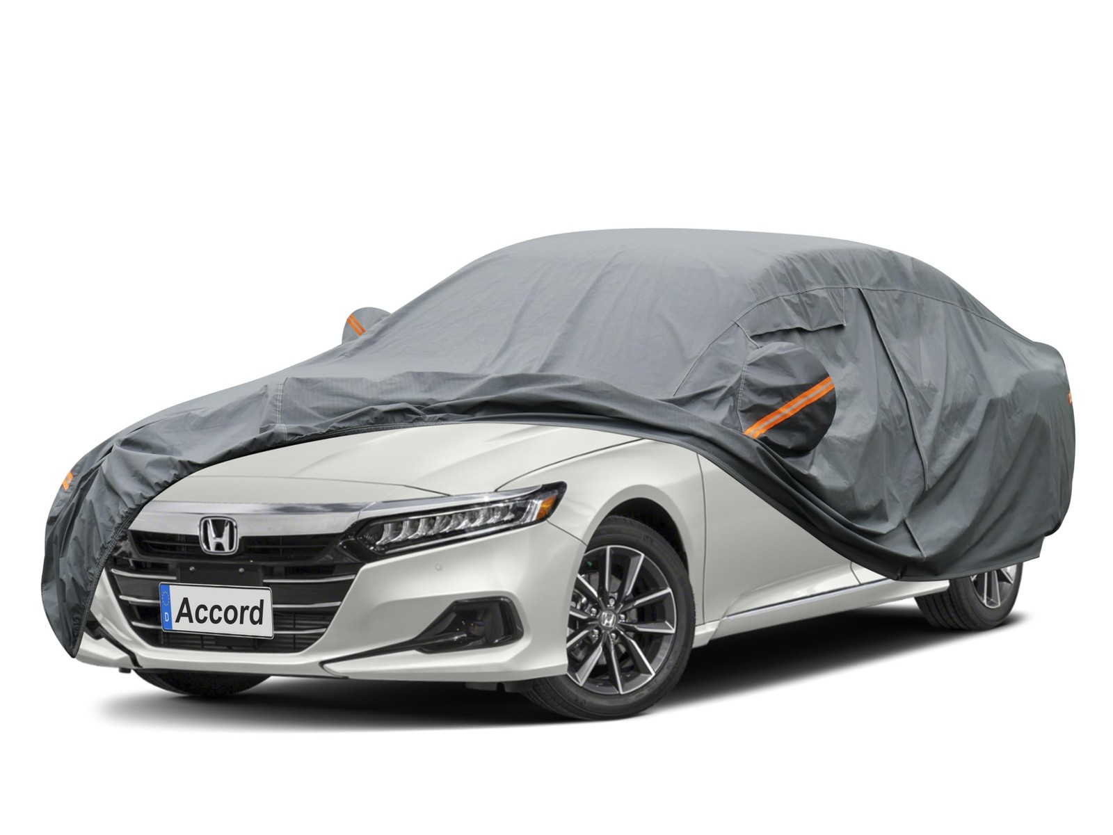 GUNHYI Premium Car Cover Custom Fit Honda Accord, gray 
