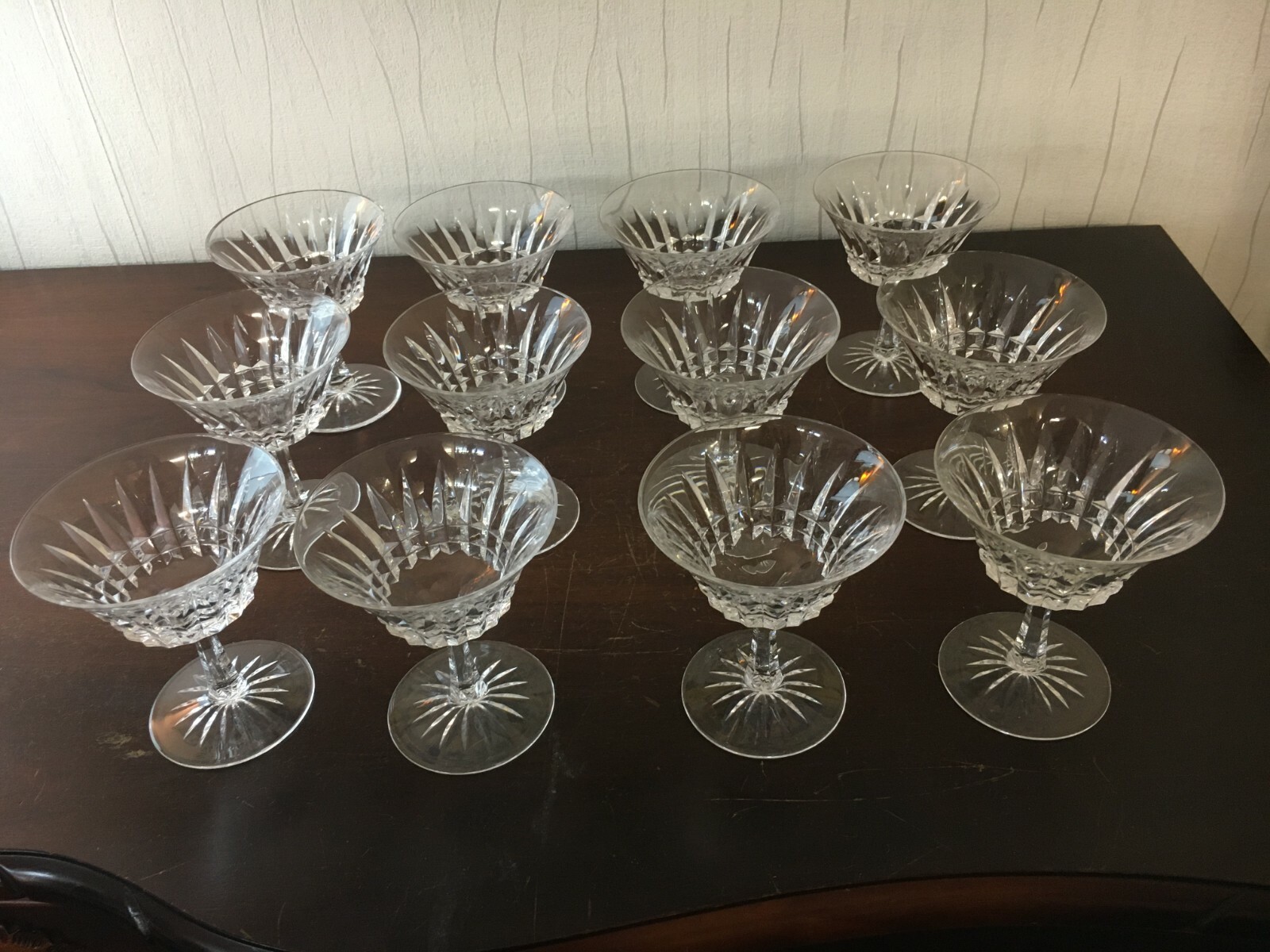 12 Champagne Flutes Cut Crystal Villeroy and Boch (Price per Unit)