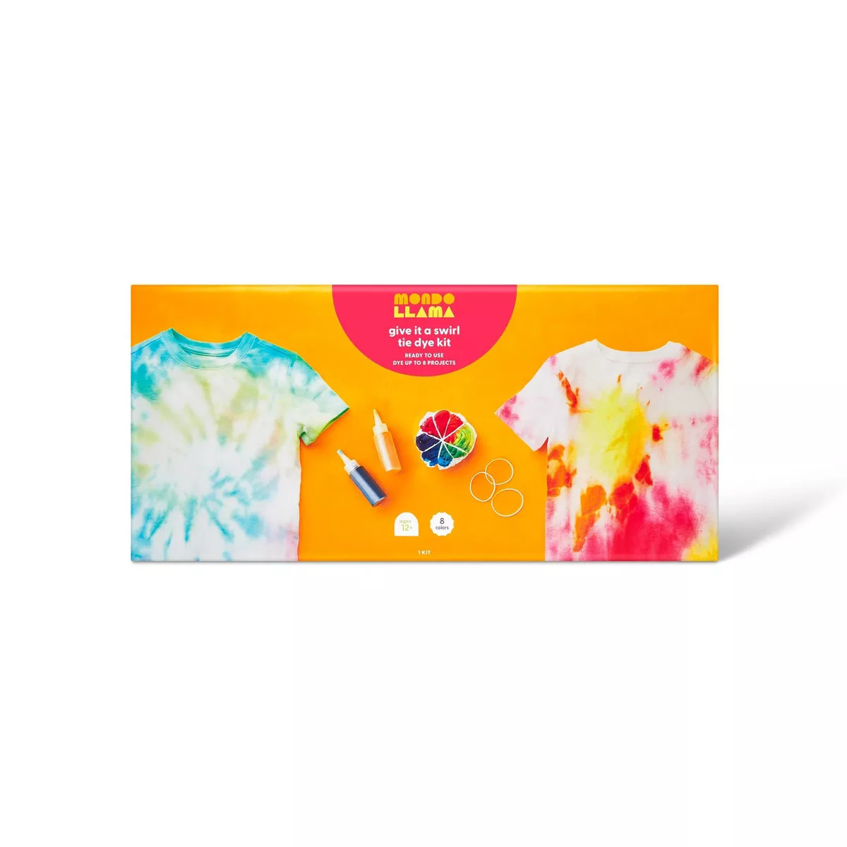 Give It a Swirl Tie Dye Kit - Mondo Llama™: DIY Art Kit, 59 Pieces, Includes Dye