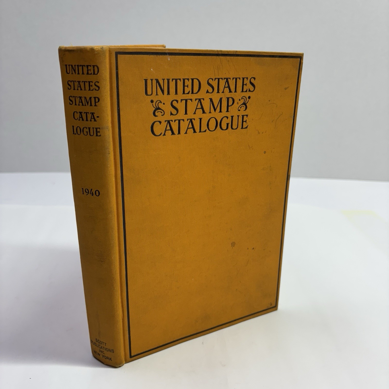 United States Stamp Catalogue, Vintage 1940 Hardcover