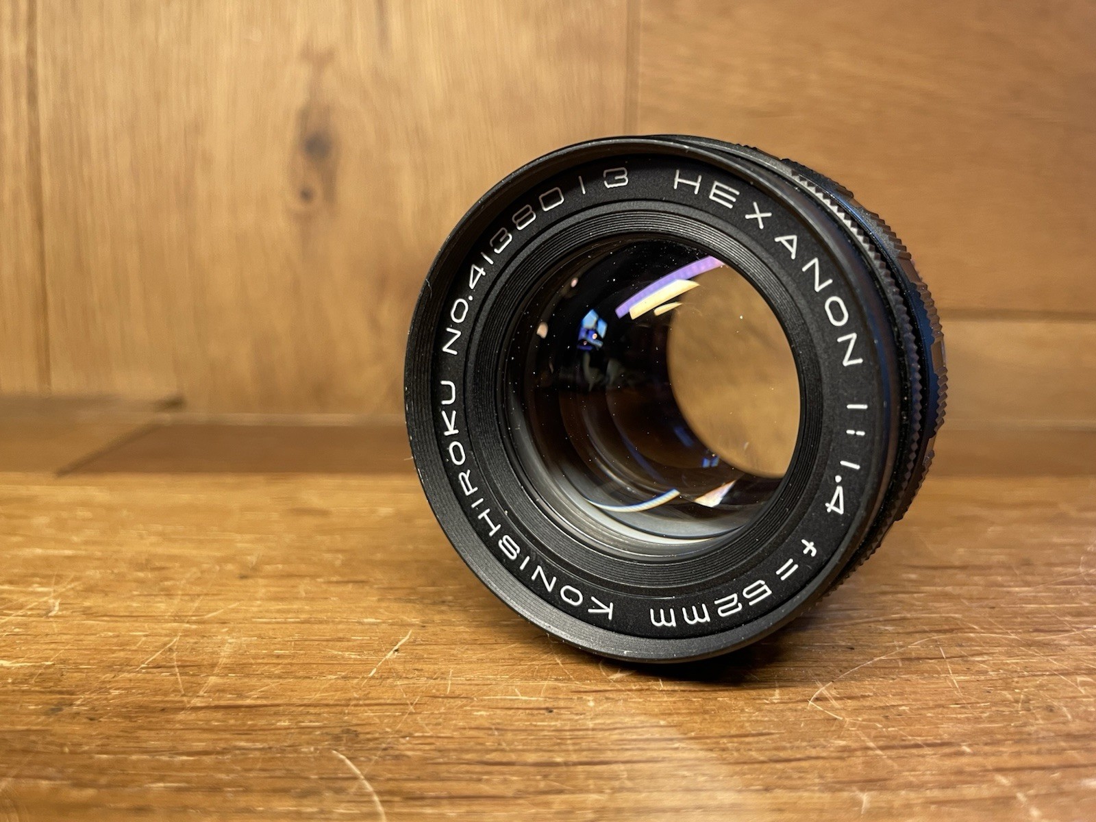 *Rare KONICA F Mount : Almost Mint* Hexanon 52mm F/1.4 Lens for F FS FP FM / JPN