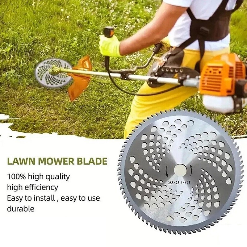 1x 40/60/80 Teeth 1.0mm Thickness Knife Cutter Saw Blade 255x25.4mm Bush Knife