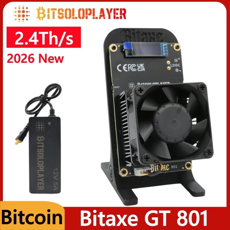 Crypto Miner Bitaxe GT 801 ASIC Bitcoin Miner BM1370 Chip Open Source BTC miner