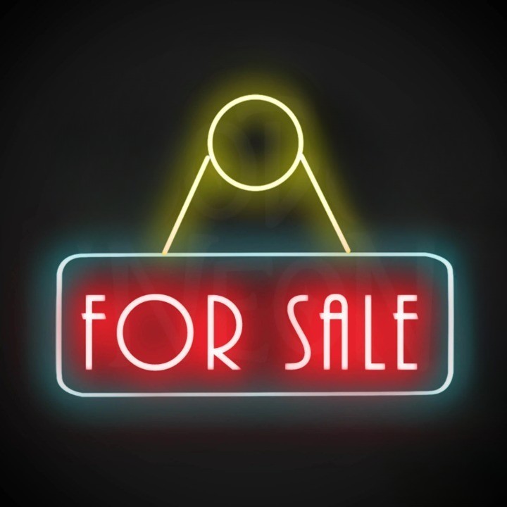 For Sale Flex Neon Sign 20"x15" Light Man Cave Vintage Shop Open Wall Decor