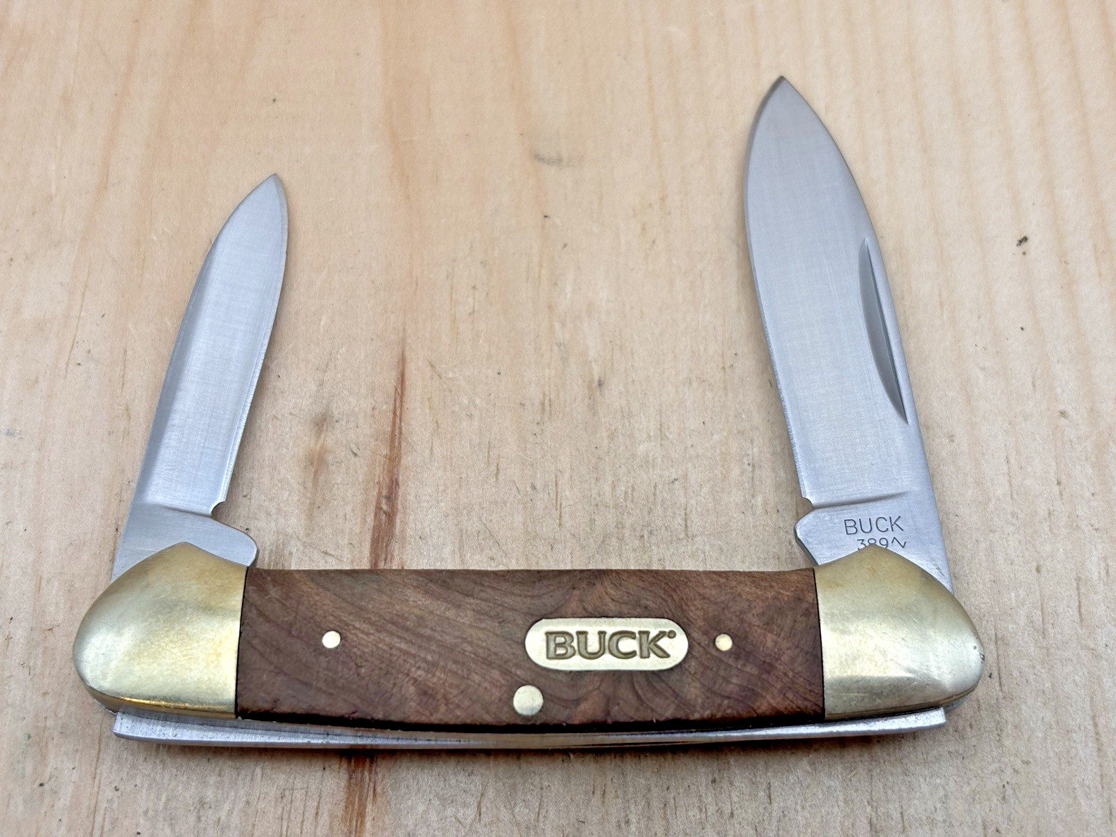 Buck 389 Canoe 2 blade Pocketknife Dated 2024 FREE SHIPPING!!!