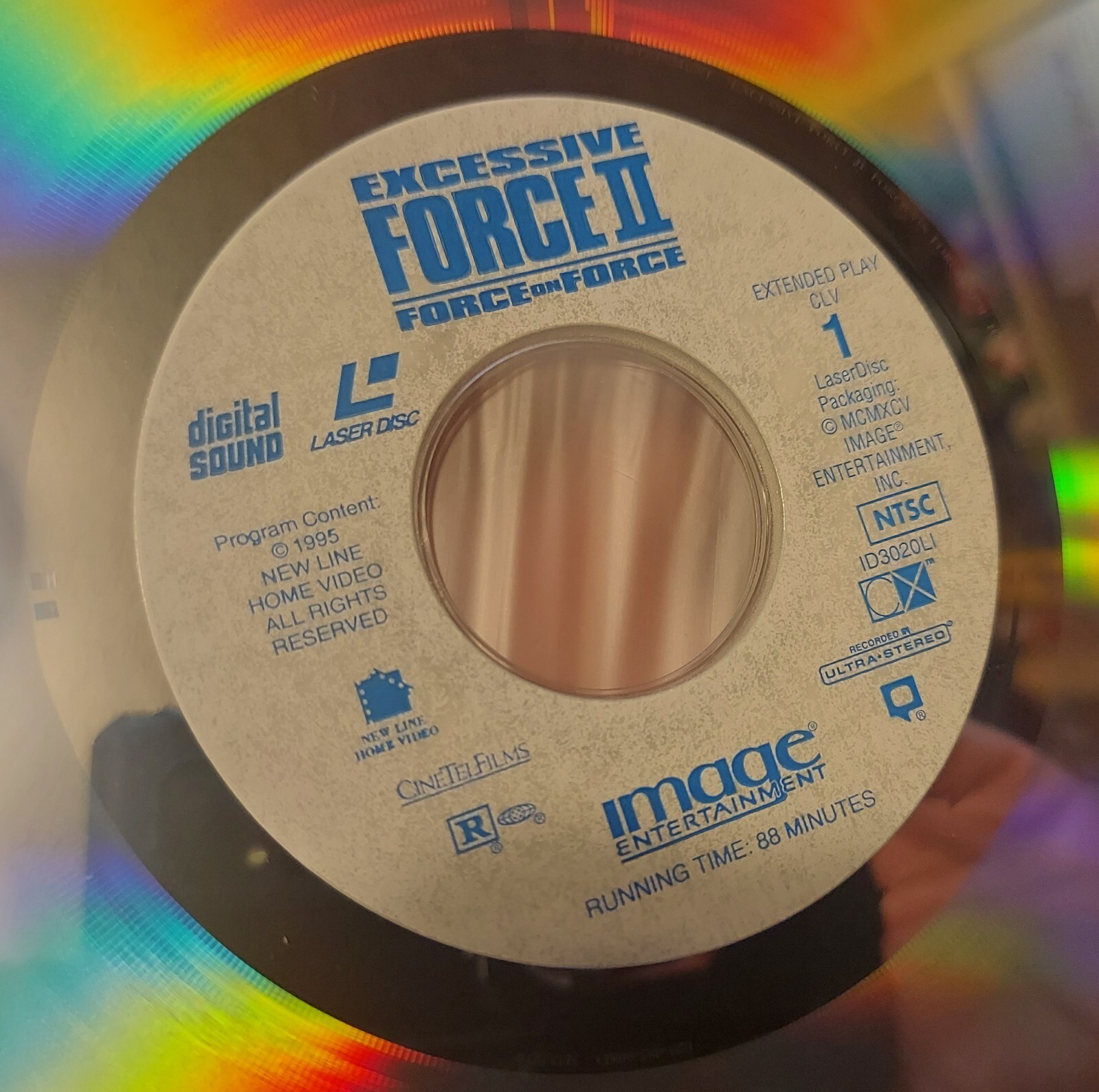 EXCESSIVE FORCE II force on force LD laserdisc sexy Stacie Randall 90's sequel