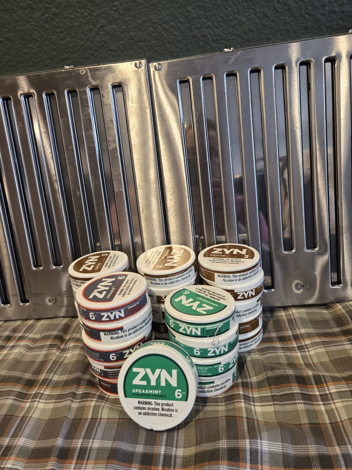 25 Empty Assorted Verity Zyn Cans. Unused  Rewards. Ready For A New Life.