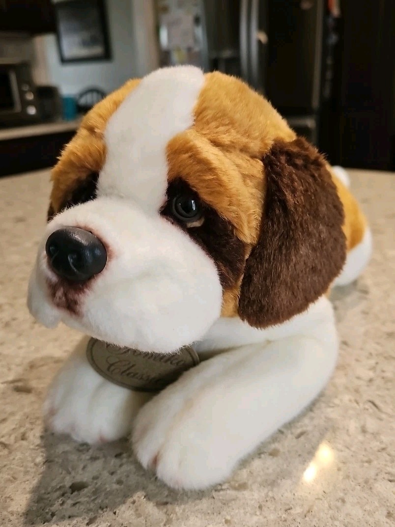  Saint Bernard Plush dog 16” plush Russ Yomiko Classics Vintage