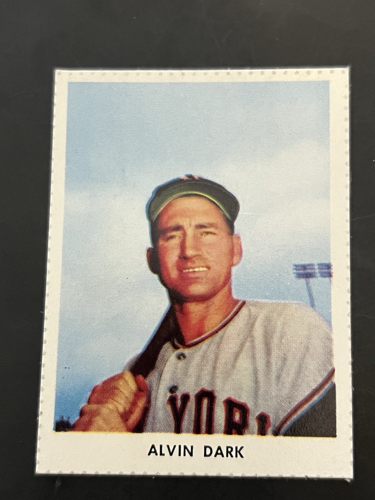 1955 Golden Stamps New York Giants Album Cover ALVIN DARK  NM