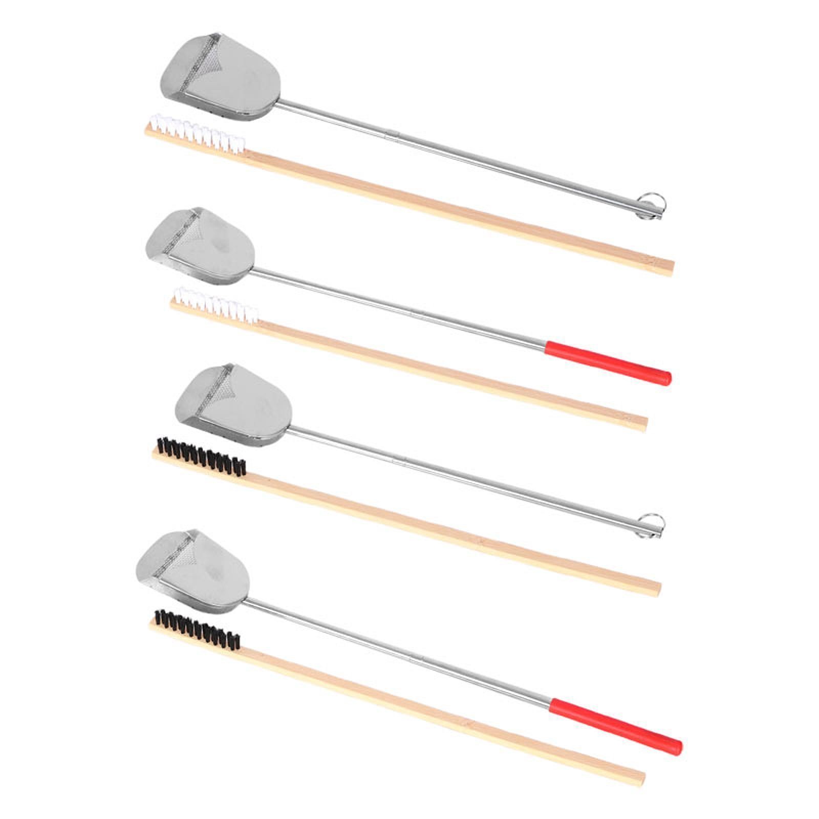 Bird Poop Remover Scraper Dustpan Set and Bird Cage Cleaning Brush Bird Poop