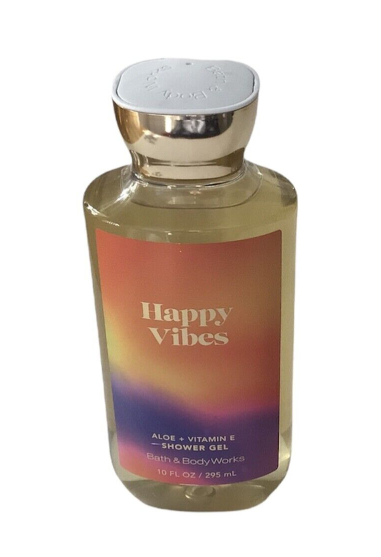 Bath & Body Works Happy Vibes Aloe + Vitamin E Shower Gel 10 fl.oz. Brand New