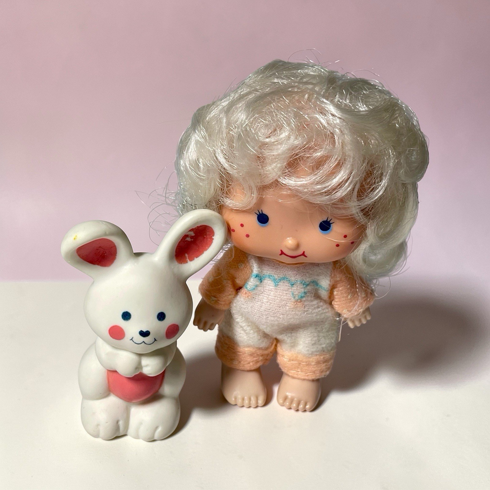 Vintage 1979 Strawberry Shortcake Doll Apricot Pet Rabbit Hopsalot