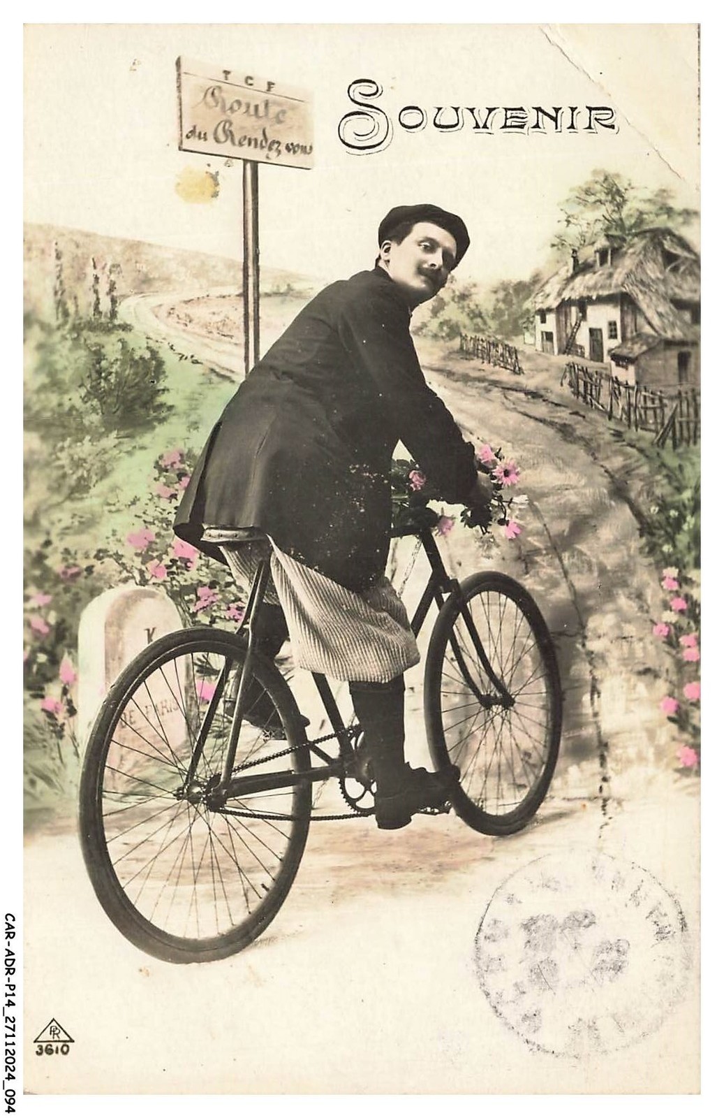 Car AdrP14 0739 Cycling - Souvenir - Route Du Rendez Vous