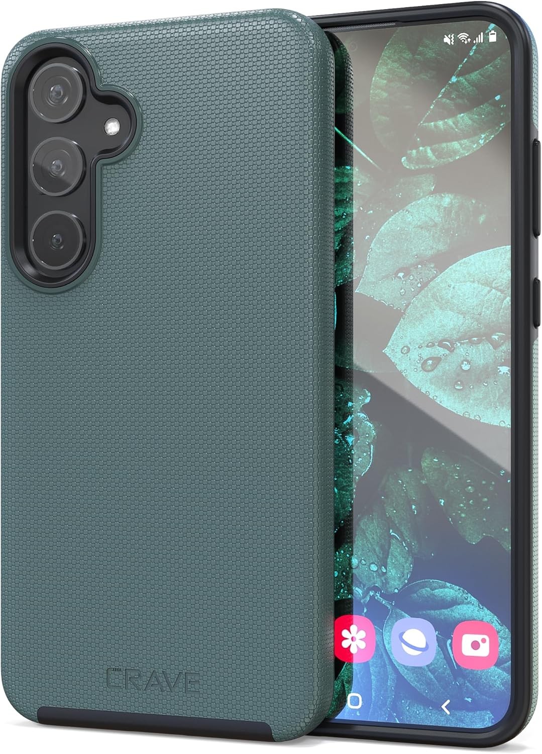 Samsung Galaxy S24 Plus Case, Shockproof Protection Dual Layer Case - Forest Gre