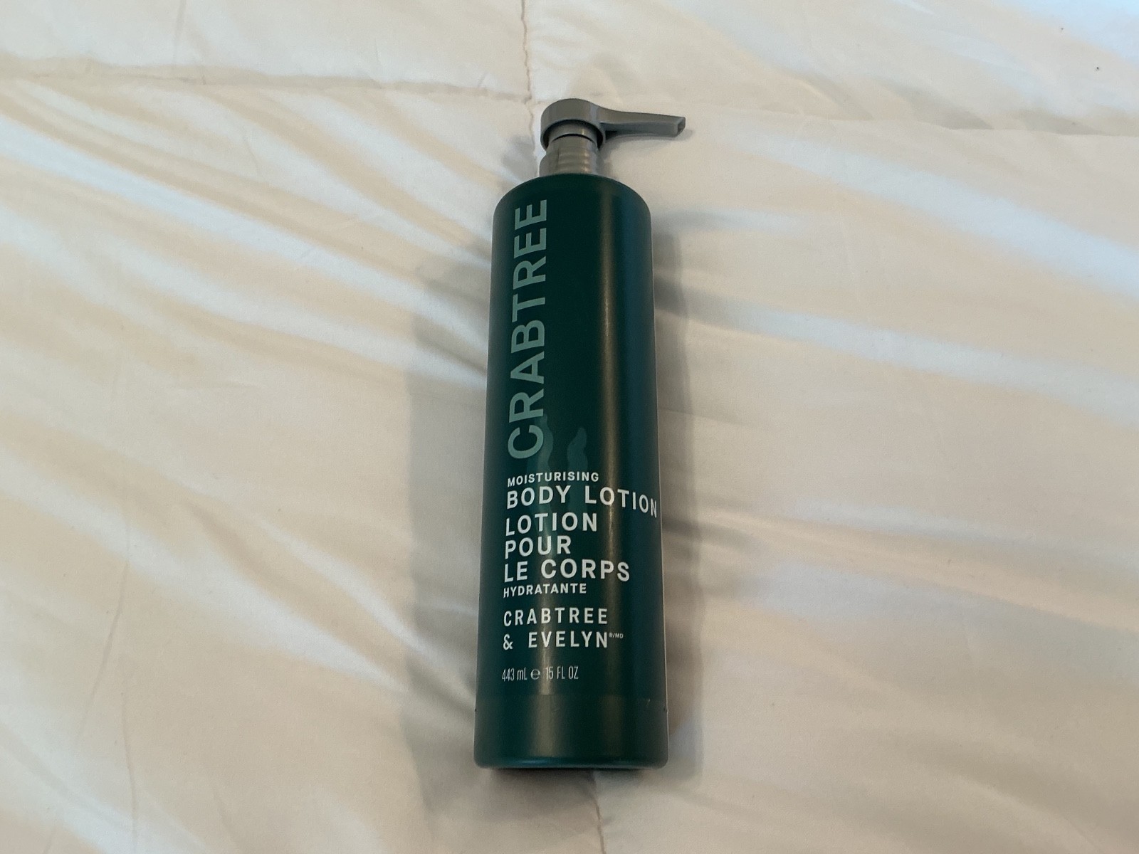 Crabtree & Evelyn CRABTREE Moisturizing Body Lotion with Pump NEW 15 fl.oz