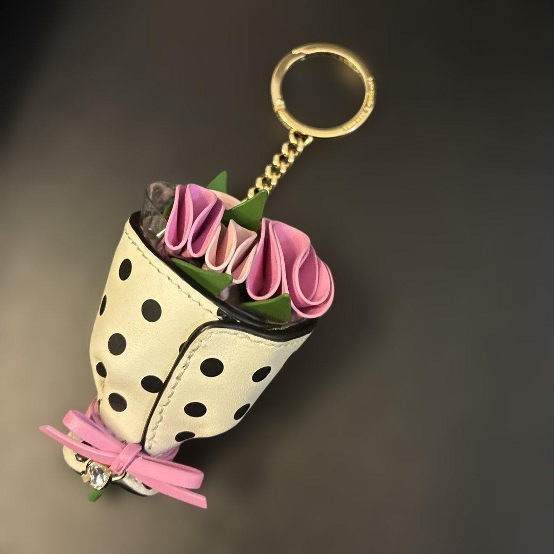 kate spade Flora 3D Bouquet Key Fob Strap 17 Discounted