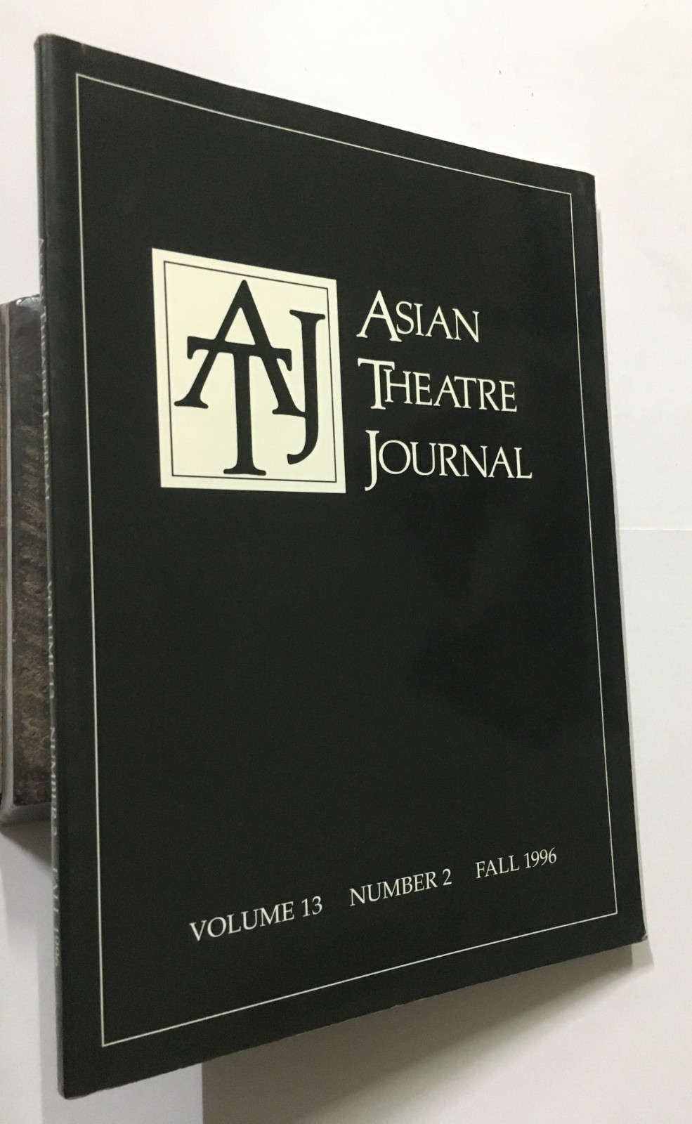Leiter, Samuel L (Ed): Asian Theatre Journal. Volume 13 Number 2. 1996.