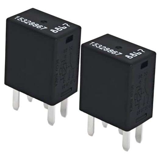 Relay 1538867 (Set of), 1VDC 5-Pin High-Performance Automotive Relay - 2