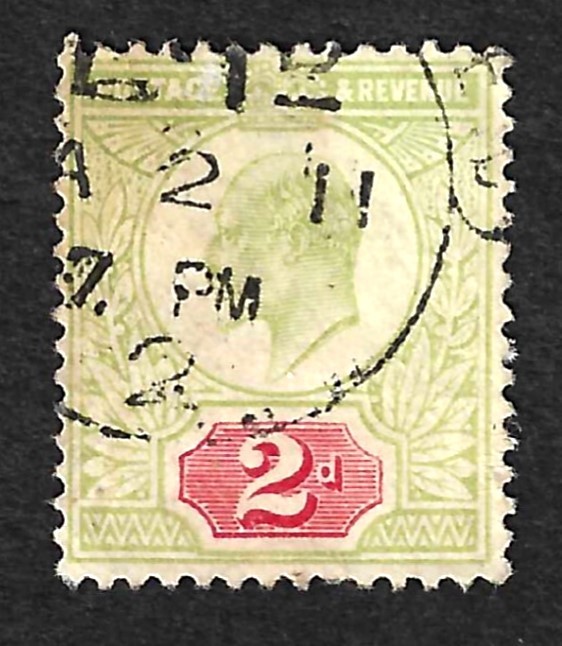1902 Great Britain King Edward VII SGC #225 2 pence used Stamp CV $34