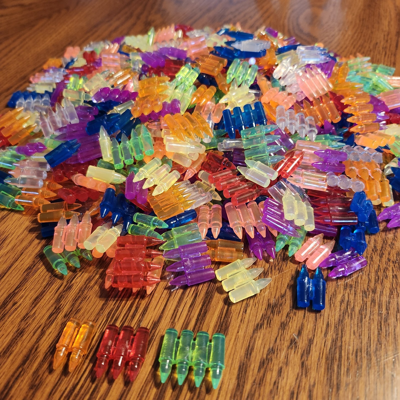 Vintage Lite Brite Power Pegs 600+ Multi-Color Lot All 2, 3 & 4 together 2.6 lbs