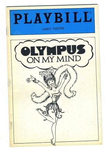 Playbill Olympus On My Mind 1986 Martin Vidnovic Peggy Hewett Lewis Stadlen