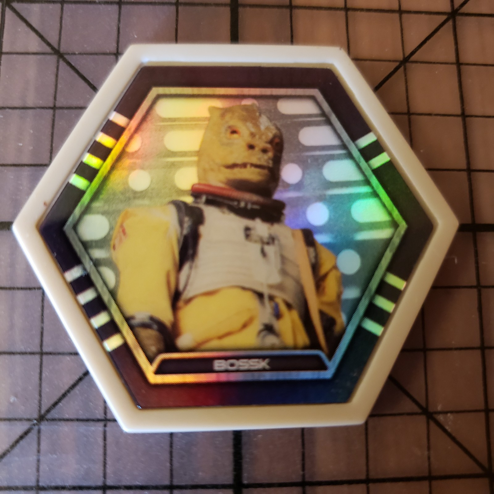 Topps Star Wars Galactic Connexions -Gray Border  Foil- Bossk