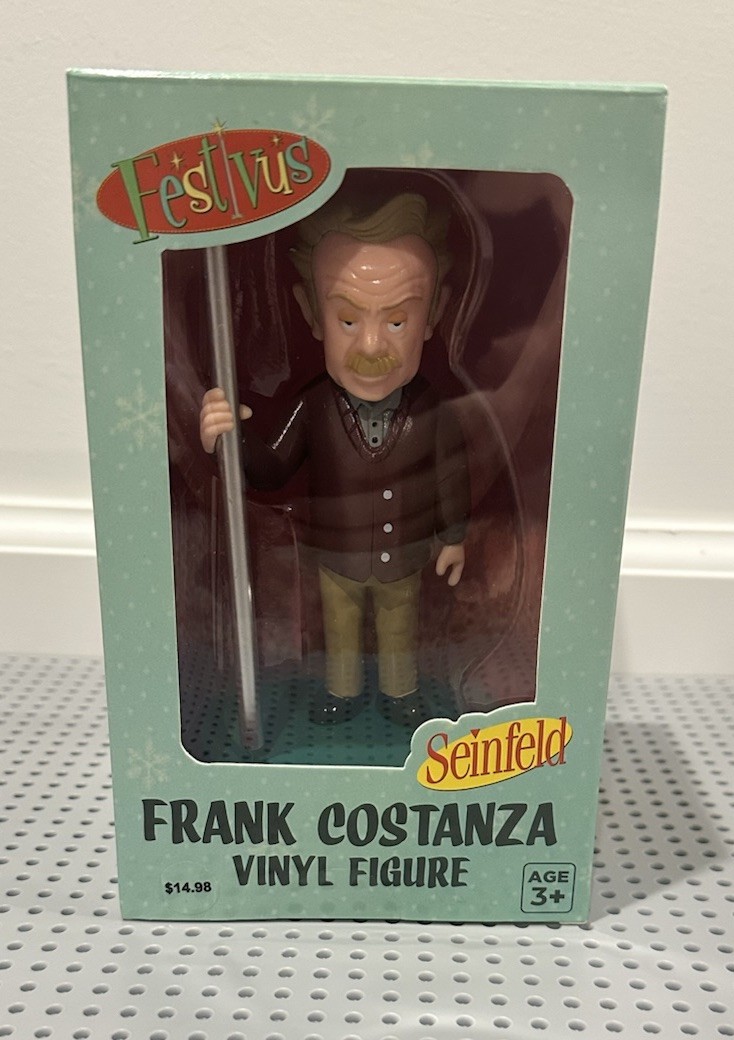 Culturefly FESTIVUS Frank Costanza vinyl Figure w/Pole SEINFELD