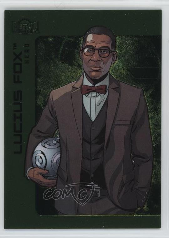 2025 Skybox Metal Universe Batman Lime Green FX 133/175 Lucius Fox #61 5f0