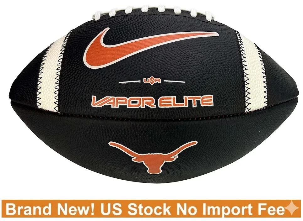New Texas Longhorns Elite Game Football, US Stock, Free Shipping