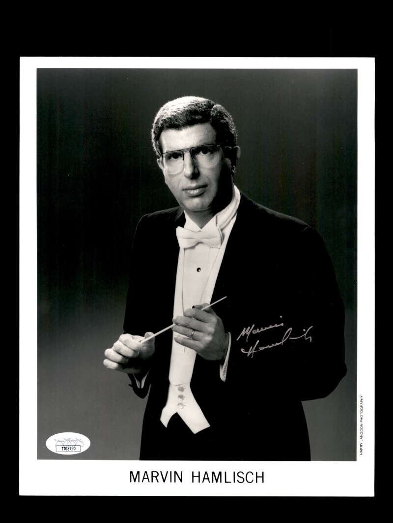 Marvin Hamlisch JSA Cert Signed 8x10 Photo Autograph