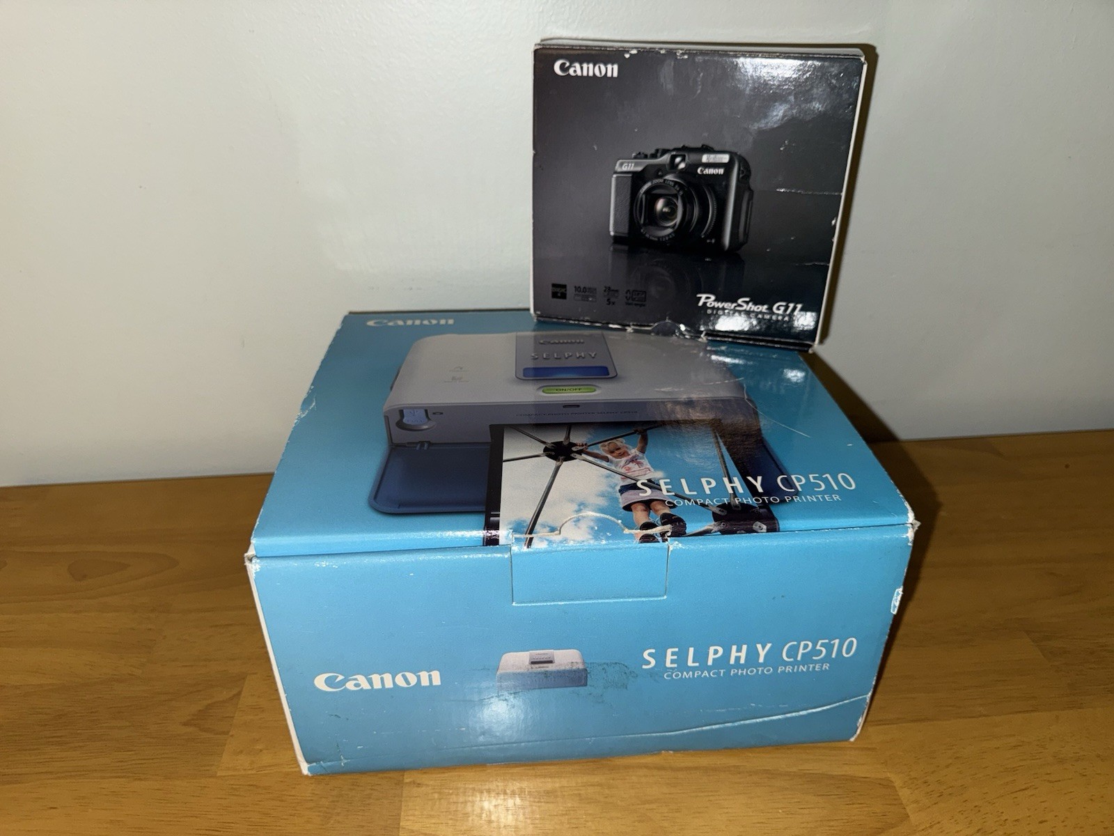 Canon SELPHY CP510 Photo Printer & PowerShot G11 Digital Camera USB