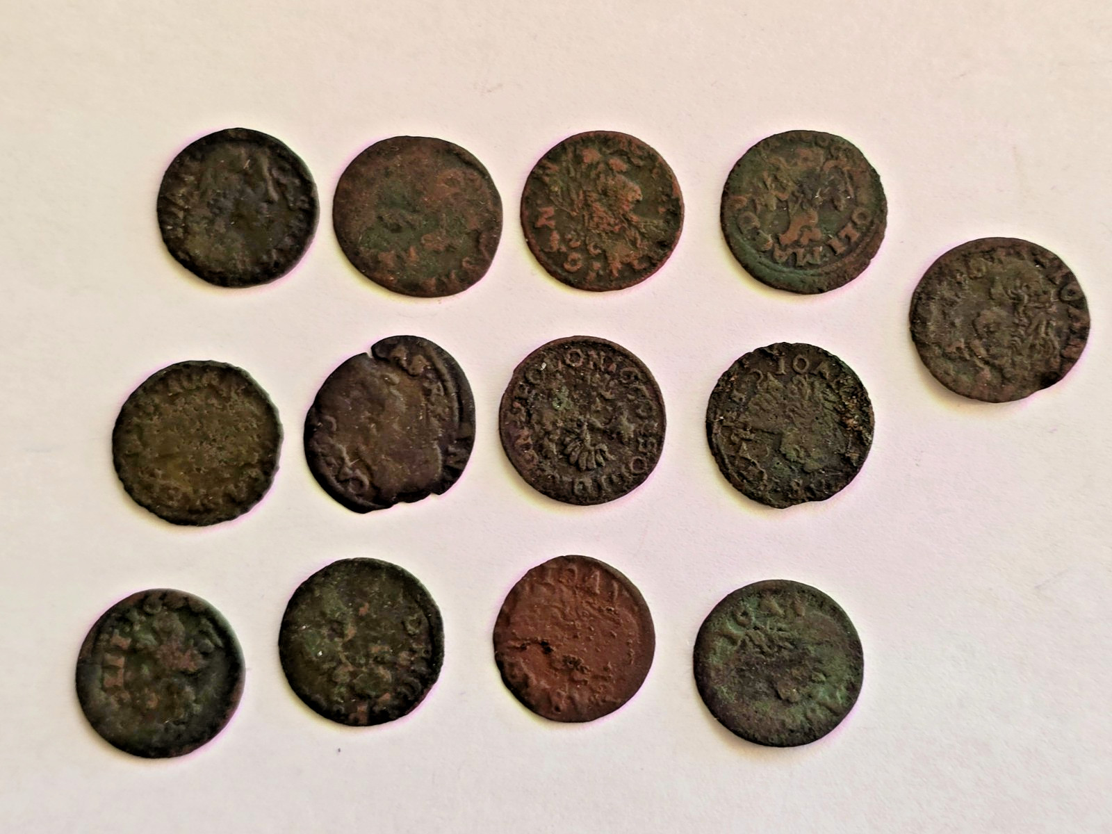 Lot of Poland Lithuania medieval solidus/boratinka Johannes II Casimir 1648–1668