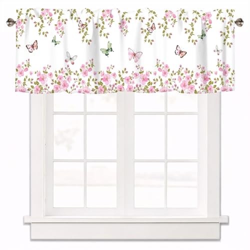 Spring Kitchen Curtain Valances for Windows, 42"W x 12"L (Pack of 1) Sy-hh0692