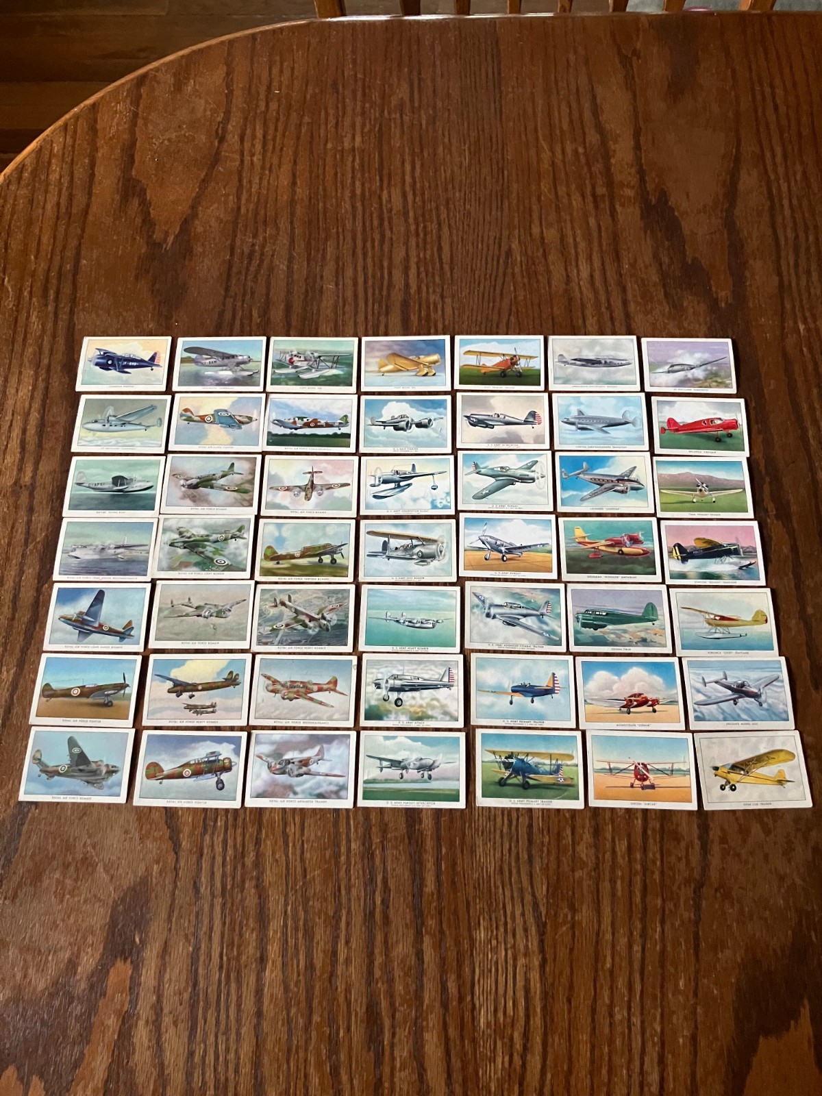 WINGS cigarettes series B cards set (-1)  1940's
