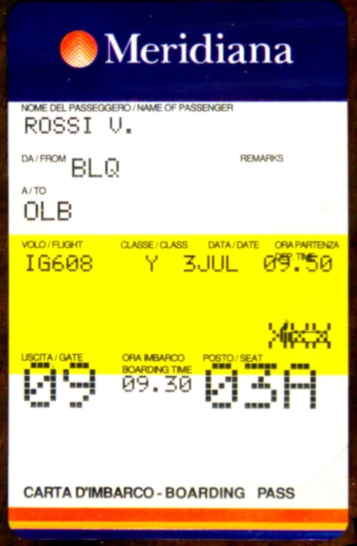 G 622 C&C 2678 New Magnetized Telephone Card Meridiana Rossi