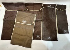 4 Vintage EMPTY Pacific Silver Cloth Bags Pouch Prevents Tarnish with Flap