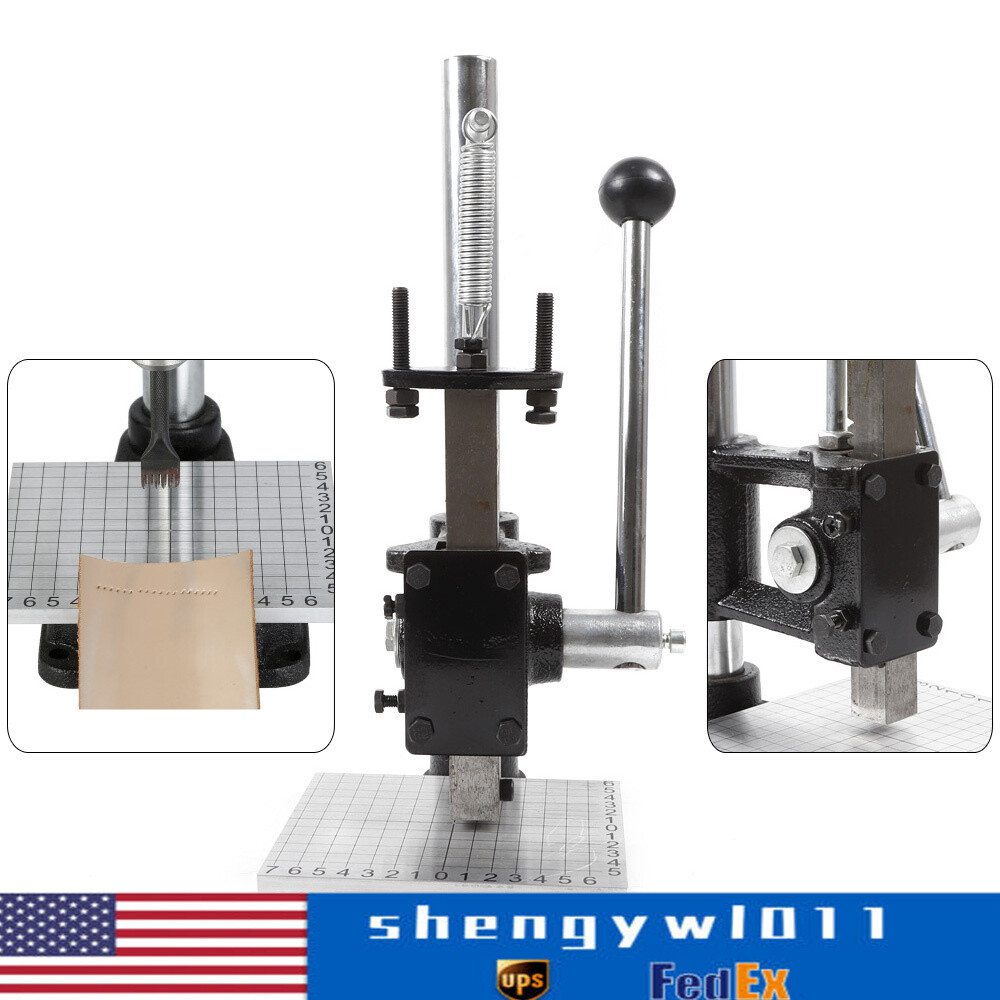 Leather Craft Imprinting Machine DIY Embossing Press Leather Stamp Punching Tool