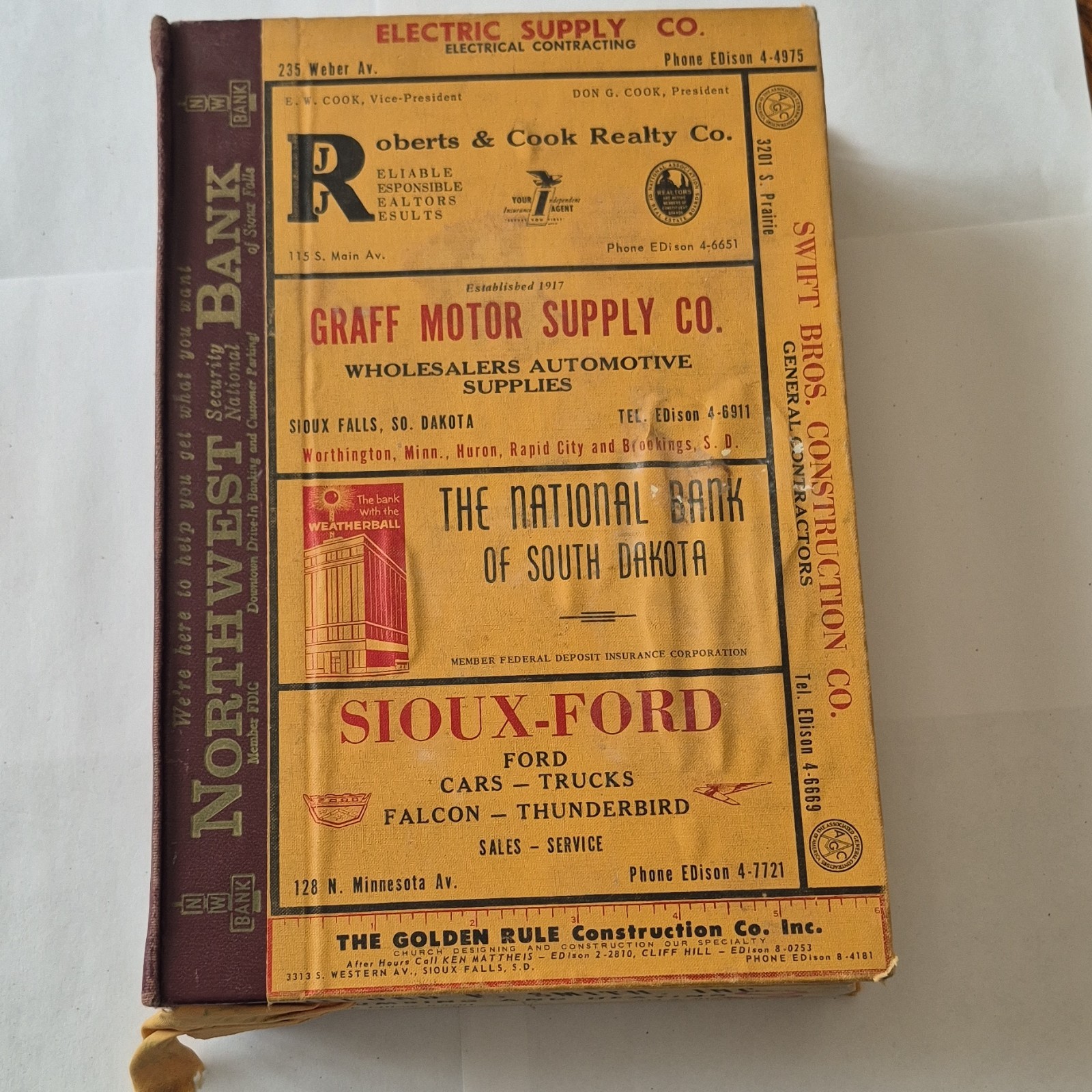 R.L. Polk & Co. Sioux Falls South Dakota City Directory 1960