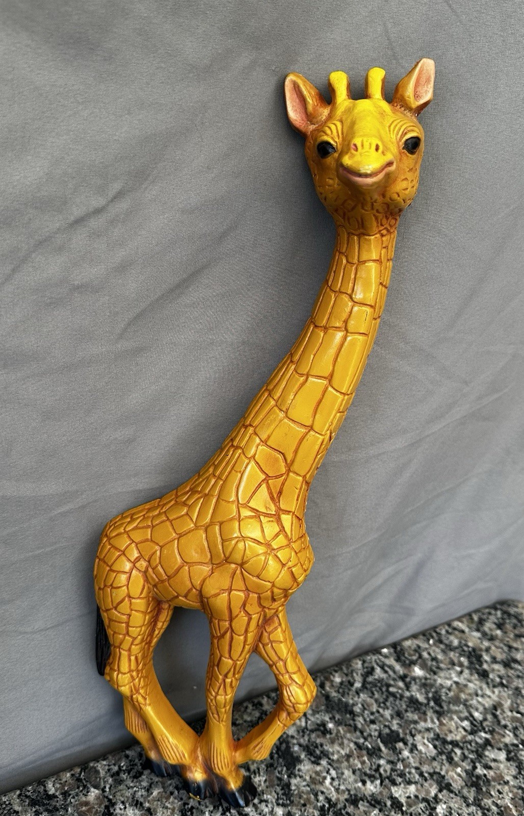 Vintage Home Interiors HOMCO Giraffe Jungle Safari Zoo Animal Wall Art Plaque