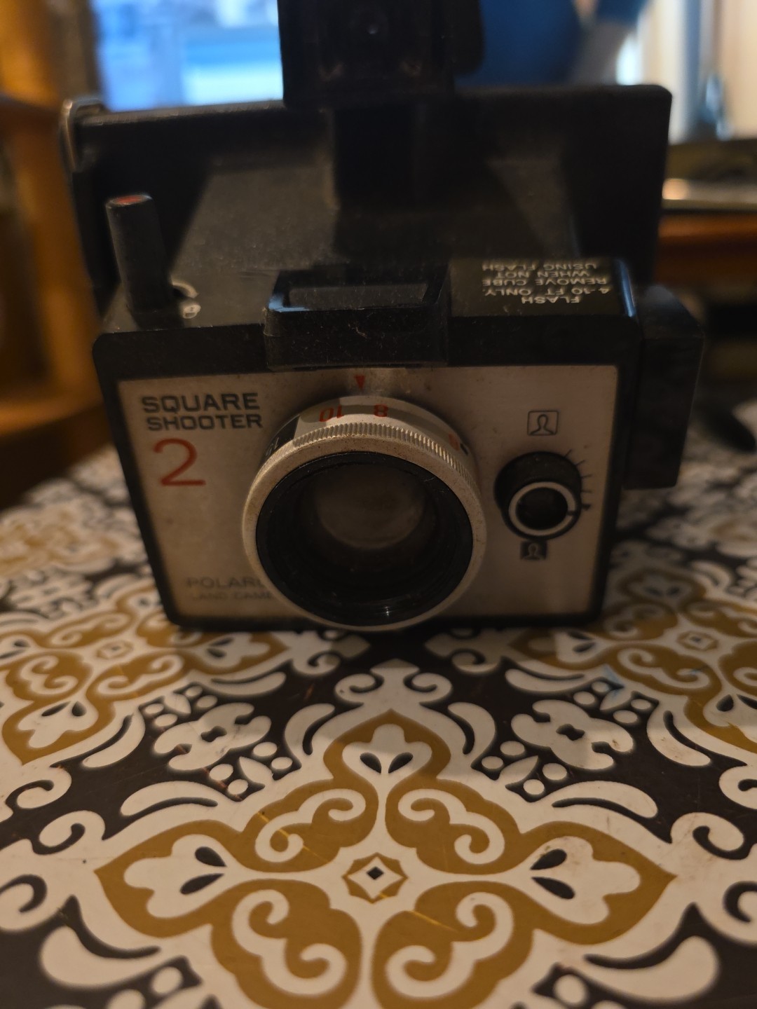 Vintage Polaroid Square Shooter 2 Instant Film Camera - 1970s with Strap