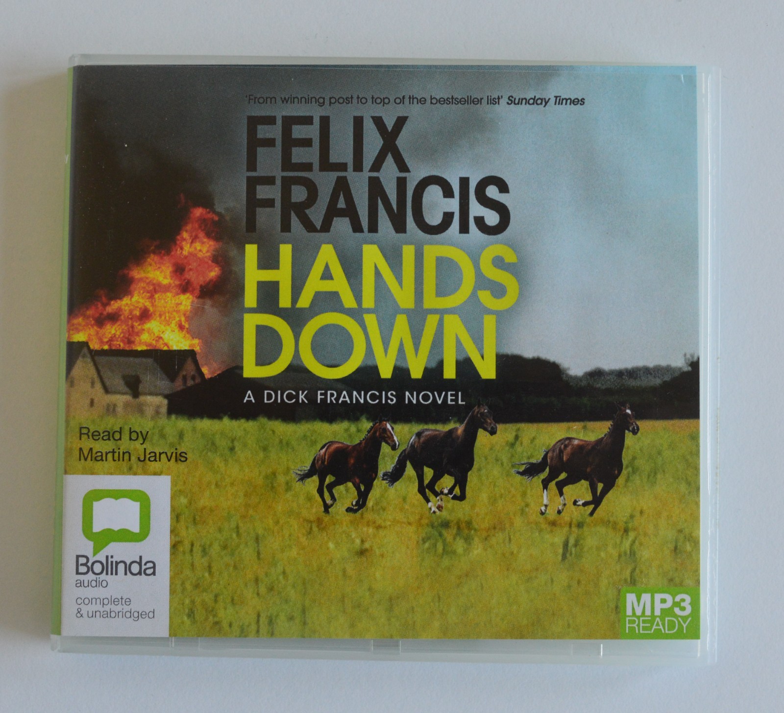 Hands Down - Felix Francis - Unabridged Audiobook - MP3CD