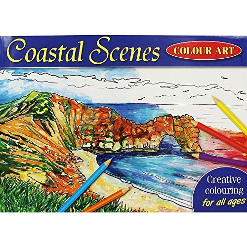 Coastal Scenes Colour Art Paperback / softback Book The Fast Free Shipping